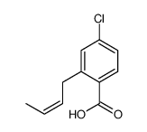 2-but-2-enyl-4-chlorobenzoic acid结构式