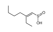 2-ethylhex-1-ene-1-sulfinic acid结构式