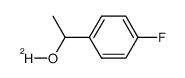 1-(4-fluorophenyl)ethan-1-ol-d结构式