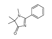 1,5,5-trimethyl-2-phenylimidazol-4-one Structure