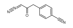 4-Cyanophenyldiazomethylketon结构式