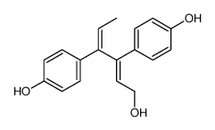 3,4-bis(4-hydroxyphenyl)-2,4-hexadienol Structure