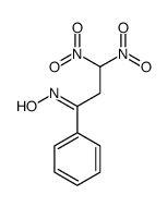 N-(3,3-dinitro-1-phenylpropylidene)hydroxylamine Structure