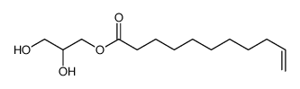 2,3-dihydroxypropyl undec-10-enoate结构式