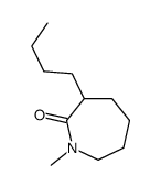 3-butyl-1-methylazepan-2-one结构式