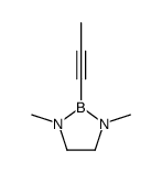 1,3-dimethyl-2-prop-1-ynyl-1,3,2-diazaborolidine结构式