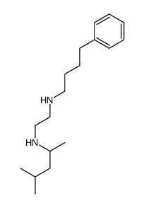 N'-(4-methylpentan-2-yl)-N-(4-phenylbutyl)ethane-1,2-diamine Structure