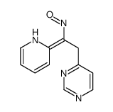 4-[2-nitroso-2-(1H-pyridin-2-ylidene)ethyl]pyrimidine Structure