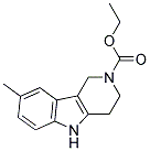 ethyl 8-methyl-1,3,4,5-tetrahydro-2h-pyrido[4,3-b]indole-2-carboxylate结构式