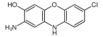 2-amino-7-chloro-10H-phenoxazin-3-ol结构式