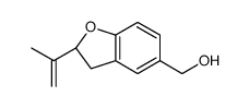 [(2S)-2-prop-1-en-2-yl-2,3-dihydro-1-benzofuran-5-yl]methanol结构式