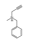 benzyl-methyl-prop-2-ynylsilane结构式