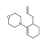 4-(6-prop-2-enylcyclohexen-1-yl)morpholine结构式