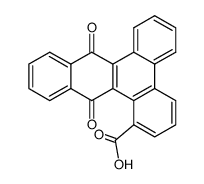 9,14-dioxo-9,14-dihydro-benzo[b]triphenylene-1-carboxylic acid Structure