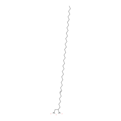 3-(octatriacontenyl)succinic anhydride结构式