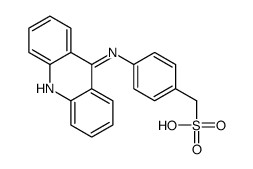 [4-(acridin-9-ylamino)phenyl]methanesulfonic acid Structure