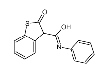 2-oxo-N-phenyl-3H-1-benzothiophene-3-carboxamide Structure