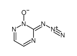 3-azido-2-oxido-1,2,4-triazin-2-ium结构式