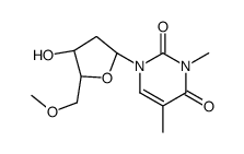 1-[(2R,4S,5R)-4-hydroxy-5-(methoxymethyl)oxolan-2-yl]-3,5-dimethylpyrimidine-2,4-dione Structure