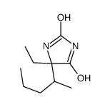 5-ethyl-5-pentan-2-ylimidazolidine-2,4-dione结构式