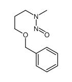 N-methyl-N-(3-phenylmethoxypropyl)nitrous amide结构式
