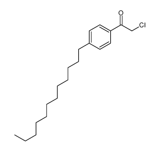 2-chloro-1-(4-dodecylphenyl)ethanone Structure