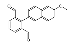 2-(2-methoxynaphthalen-6-yl)benzene-1,3-dialdehyde Structure