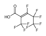 3,4,4,5,5,5-hexafluoro-2-(trifluoromethyl)pent-2-enoic acid Structure
