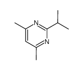 Pyrimidine, 4,6-dimethyl-2-(1-methylethyl)- (9CI) structure