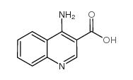 4-氨基喹啉-3-羧酸结构式