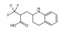 3-(1,2,3,4-四氢喹啉-2-基)-2-(三氟甲基)丙酸结构式