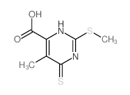 4-Pyrimidinecarboxylicacid, 1,6-dihydro-5-methyl-2-(methylthio)-6-thioxo- picture