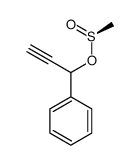 1-phenylprop-2-ynyl methanesulfinate结构式