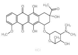N,N-Dimethyldaunomycin hydrochloride结构式