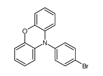 10-(4-溴苯基)-10H-吩恶嗪结构式