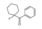 Methanone, (1-fluorocyclohexyl)phenyl- (9CI) Structure