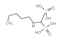 [(pentylamino)methylene]-1,1-bisphosphonate结构式