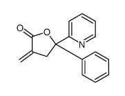 3-methylidene-5-phenyl-5-pyridin-2-yloxolan-2-one Structure