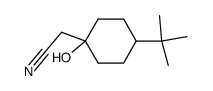 1-(Cyanmethyl)-1-hydroxy-4-tert.-butylcyclohexan结构式