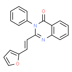 2-((E)-2-FURAN-2-YL-VINYL)-3-PHENYL-3H-QUINAZOLIN-4-ONE结构式