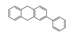 2-phenyl-9,10-dihydro-anthracene结构式