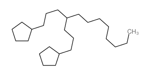 Dodecane, 1-cyclopentyl-4- (3-cyclopentylpropyl)-结构式