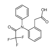 2-(2-(2,2,2-trifluoro-N-phenylacetamido)phenyl)acetic acid Structure