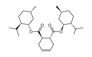 (1R,2R,1'S,2'R,5'S)-cyclohex-4-ene-1,2-dicarboxylic acid bis(2'-isopropyl-5'-methyl-cyclohexyl) ester结构式