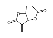 [(2R,3S)-2-methyl-4-methylidene-5-oxooxolan-3-yl] acetate Structure