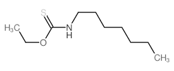 Carbamic acid, N-heptylthio-, o-ethyl ester Structure