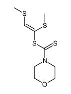 1,2-bis(methylthio)vinyl morpholine-4-carbodithioate结构式