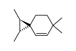 (1R,2R)-1,2,6,6-tetramethylspiro[2.5]oct-4-ene Structure