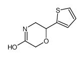 6-(噻吩-2-基)吗啉-3-酮结构式