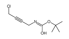 tert-Butyl (4-chloro-2-butyn-1-yl)carbamate Structure